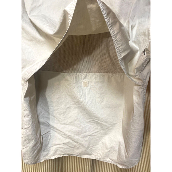 Cabela's Men's Long Sleeve Fishing Hiking Button Up Vented M Solid Tan - Picture 8 of 11